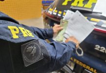 PRF prende passageiro de ônibus em Alhandra-PB por dívida de pensão alimentícia