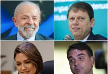 Lula supera Tarcísio, Michelle e Flávio no 1º turno, aponta nova pesquisa