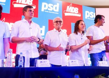 Diogo Cunha Lima é anunciado como pré-candidato a vice de Cícero Lucena na disputa pelo Governo