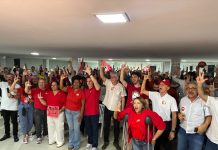 Veneziano participa de Ato pro Lula em Campina Grande e recebe reafirmação do apoio dos partidos progressistas
