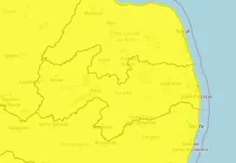 Vendaval: Inmet renova alerta para todas as 223 cidades da Paraíba
