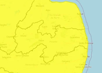 Vendaval: Inmet renova alerta para todas as 223 cidades da Paraíba