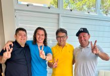 Veneziano recebe apoio à sua reeleição do presidente da Câmara e vereadores de São Bento